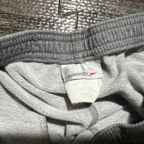 SPEEDO Women's Gray Fleece Pants - Picture 3 of 4